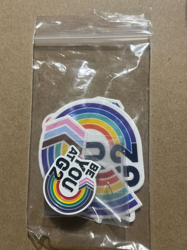 G2 Pride Pin and Sticker Pack - image1