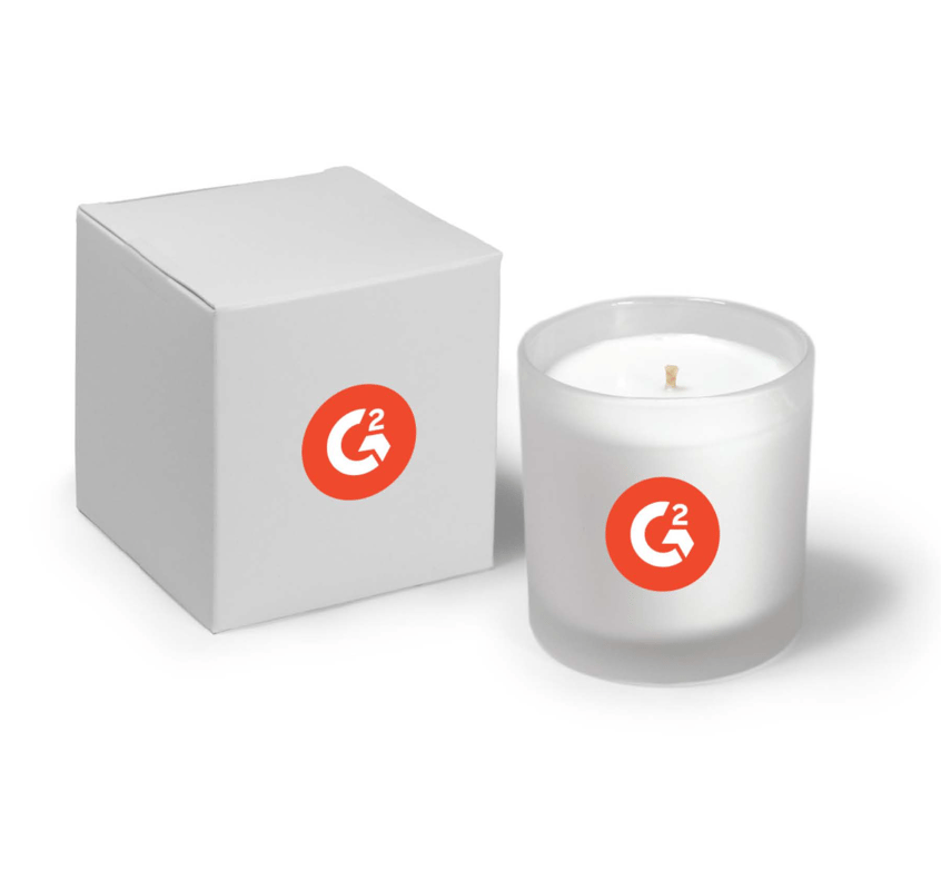 G2 9oz Frosted Candle in "Manor House Study" - image1